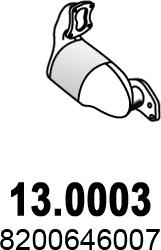 ASSO 13.0003 - Catalizzatore www.autoricambi360.it