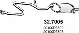 ASSO 32.7005 - Silenziatore posteriore www.autoricambi360.it