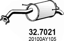 ASSO 32.7021 - Silenziatore posteriore www.autoricambi360.it