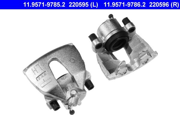 ATE 11.9571-9785.2 - Pinza freno www.autoricambi360.it