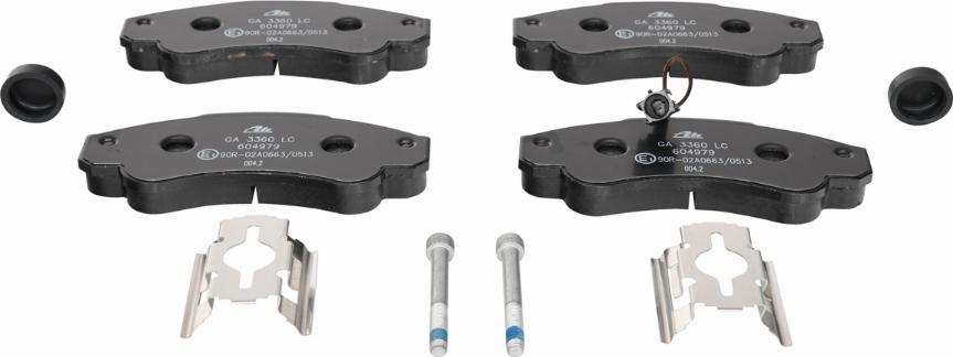 ATE 13.0460-4979.2 - Kit pastiglie freno, Freno a disco www.autoricambi360.it