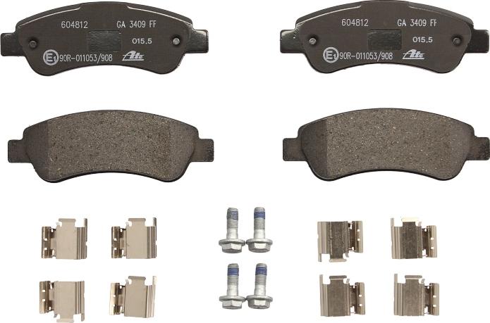ATE 13.0460-4812.2 - Kit pastiglie freno, Freno a disco www.autoricambi360.it