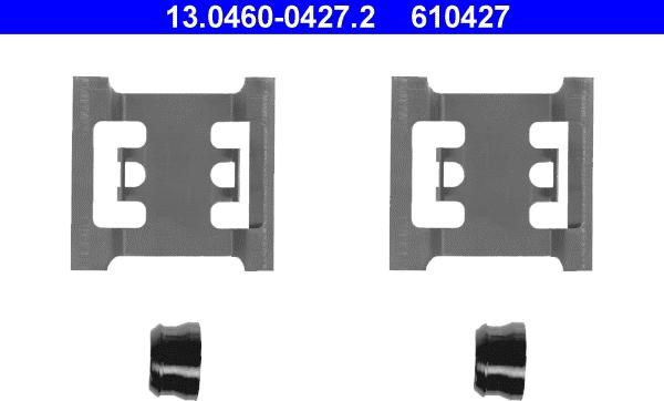 ATE 13.0460-0427.2 - Kit accessori, Pastiglia freno www.autoricambi360.it