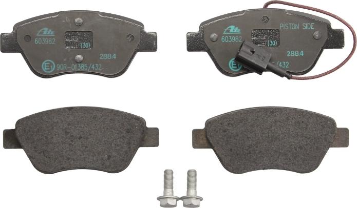 ATE 13.0460-3982.2 - Kit pastiglie freno, Freno a disco www.autoricambi360.it