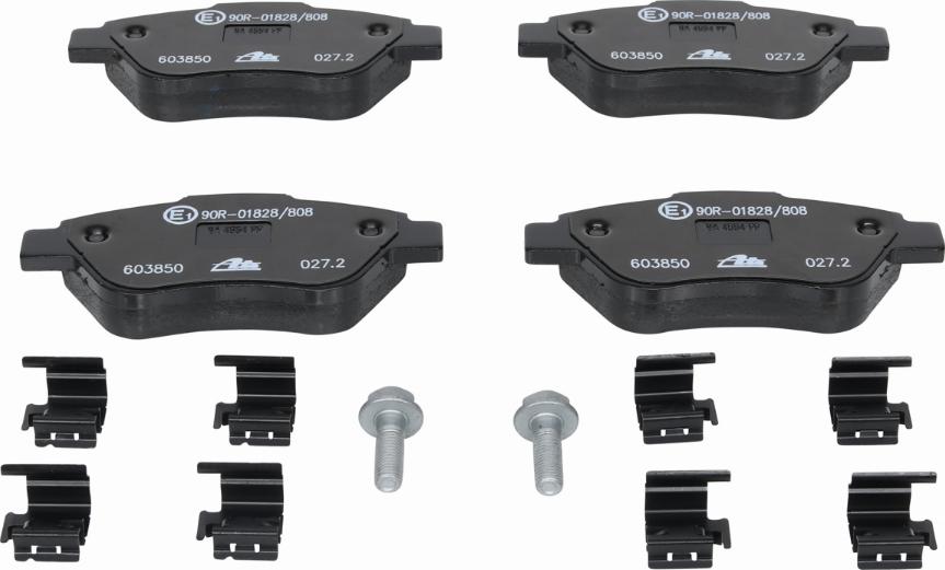 ATE 13.0460-3850.2 - Kit pastiglie freno, Freno a disco www.autoricambi360.it