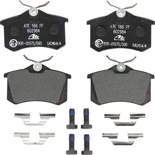 ATE 13.0460-2984.2 - Kit pastiglie freno, Freno a disco www.autoricambi360.it