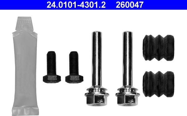 ATE 24.0101-4301.2 - Kit accessori, Pinza freno www.autoricambi360.it