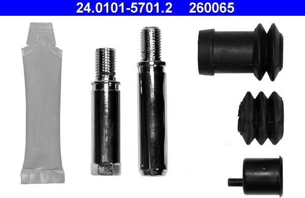 ATE 24.0101-5701.2 - Kit accessori, Pinza freno www.autoricambi360.it