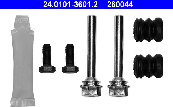 ATE 24.0101-3601.2 - Kit accessori, Pinza freno www.autoricambi360.it