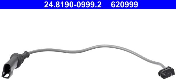 ATE 24.8190-0999.2 - Contatto segnalazione, Usura past. freno / mat. d'attrito www.autoricambi360.it