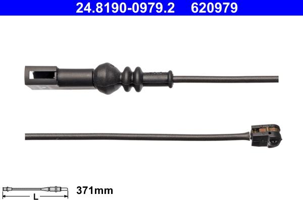 ATE 24.8190-0979.2 - Contatto segnalazione, Usura past. freno / mat. d'attrito www.autoricambi360.it