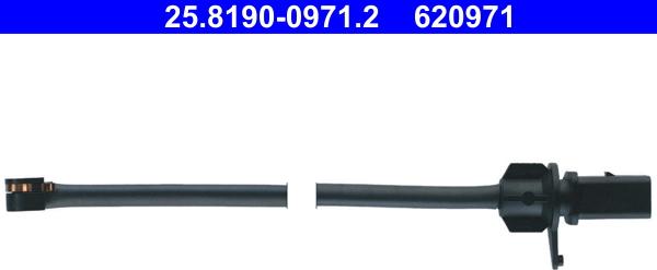 ATE 24.8190-0971.2 - Contatto segnalazione, Usura past. freno / mat. d'attrito www.autoricambi360.it