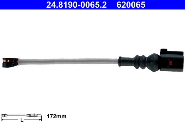 ATE 24.8190-0065.2 - Contatto segnalazione, Usura past. freno / mat. d'attrito www.autoricambi360.it