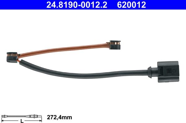 ATE 24.8190-0012.2 - Contatto segnalazione, Usura past. freno / mat. d'attrito www.autoricambi360.it