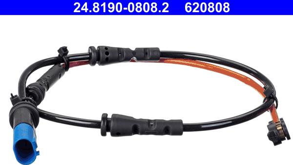 ATE 24.8190-0808.2 - Contatto segnalazione, Usura past. freno / mat. d'attrito www.autoricambi360.it