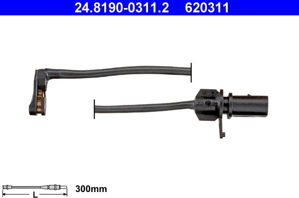 ATE 24.8190-0311.2 - Contatto segnalazione, Usura past. freno / mat. d'attrito www.autoricambi360.it