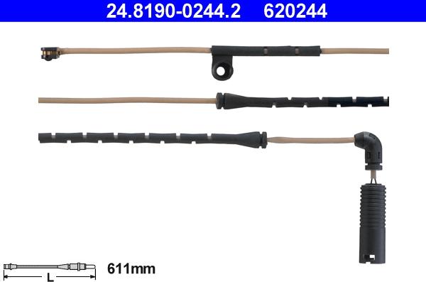 ATE 24.8190-0244.2 - Contatto segnalazione, Usura past. freno / mat. d'attrito www.autoricambi360.it