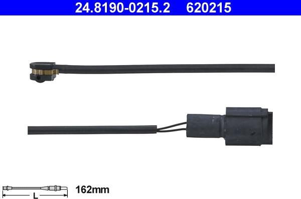 ATE 24.8190-0215.2 - Contatto segnalazione, Usura past. freno / mat. d'attrito www.autoricambi360.it