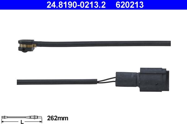 ATE 24.8190-0213.2 - Contatto segnalazione, Usura past. freno / mat. d'attrito www.autoricambi360.it