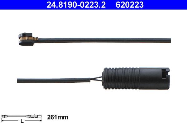 ATE 24.8190-0223.2 - Contatto segnalazione, Usura past. freno / mat. d'attrito www.autoricambi360.it