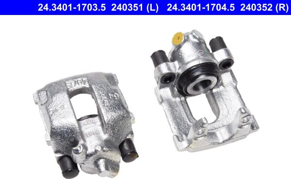 ATE 24.3401-1704.5 - Pinza freno www.autoricambi360.it