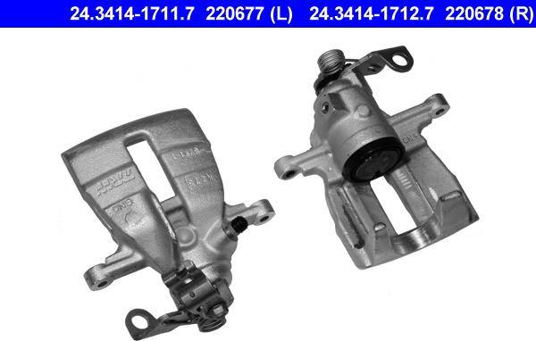 ATE 24.3414-1711.7 - Pinza freno www.autoricambi360.it