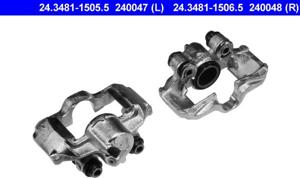 ATE 24.3481-1506.5 - Pinza freno www.autoricambi360.it