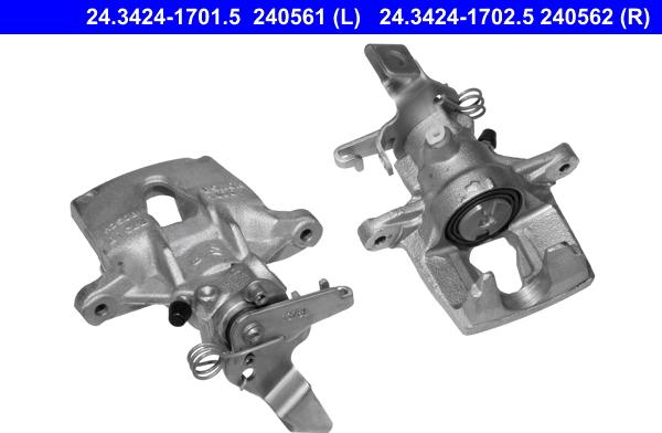 ATE 24.3424-1702.5 - Pinza freno www.autoricambi360.it