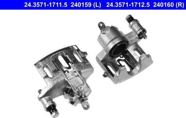 ATE 24.3571-1711.5 - Pinza freno www.autoricambi360.it