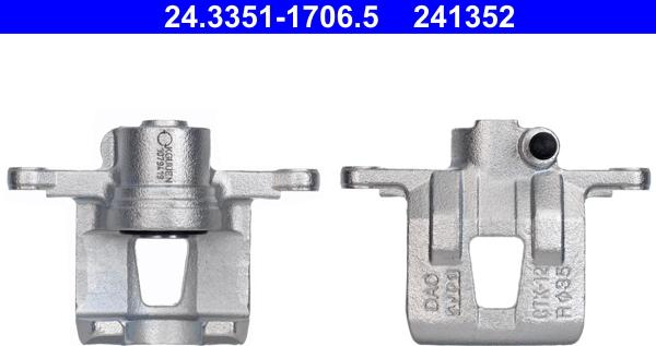 ATE 24.3351-1706.5 - Pinza freno www.autoricambi360.it