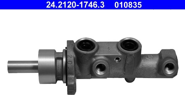 ATE 24.2120-1746.3 - Cilindro maestro del freno www.autoricambi360.it