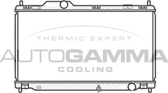 Autogamma 104849 - Radiatore, Raffreddamento motore www.autoricambi360.it