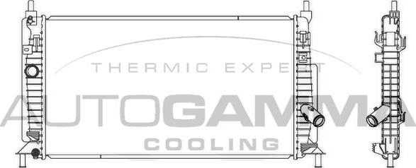 Autogamma 105903 - Radiatore, Raffreddamento motore www.autoricambi360.it