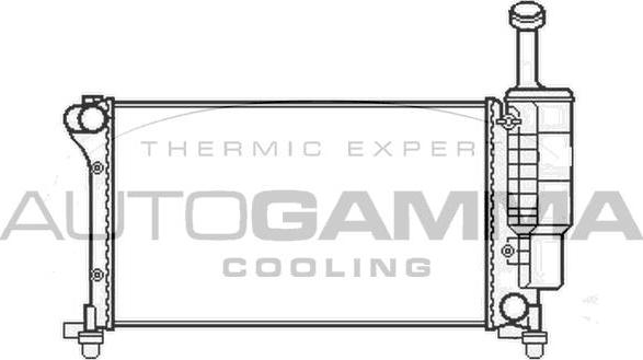 Autogamma 105428 - Radiatore, Raffreddamento motore www.autoricambi360.it