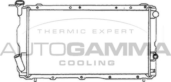 Autogamma 105568 - Radiatore, Raffreddamento motore www.autoricambi360.it
