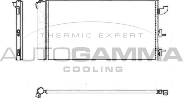 Autogamma 105341 - Condensatore, Climatizzatore www.autoricambi360.it