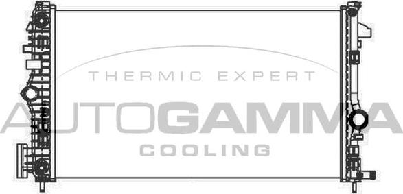 Autogamma 105319 - Radiatore, Raffreddamento motore www.autoricambi360.it