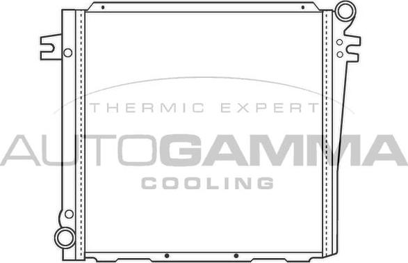 Autogamma 100118 - Radiatore, Raffreddamento motore www.autoricambi360.it