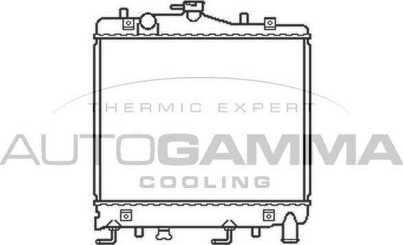 Autogamma 101431 - Radiatore, Raffreddamento motore www.autoricambi360.it