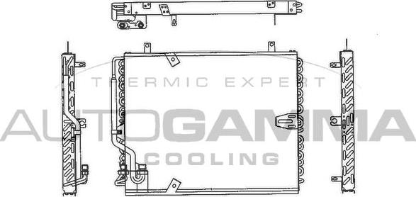Autogamma 101570 - Condensatore, Climatizzatore www.autoricambi360.it