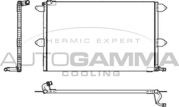 Autogamma 101602 - Condensatore, Climatizzatore www.autoricambi360.it