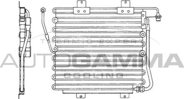 Autogamma 101803 - Condensatore, Climatizzatore www.autoricambi360.it