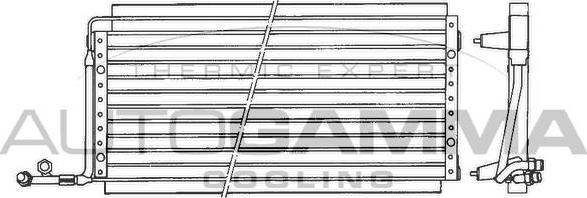 Autogamma 101836 - Condensatore, Climatizzatore www.autoricambi360.it