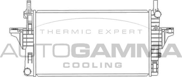 Autogamma 103445 - Radiatore, Raffreddamento motore www.autoricambi360.it
