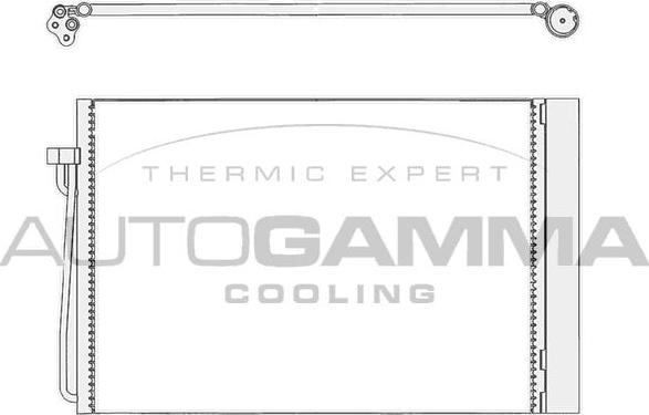 Autogamma 103655 - Condensatore, Climatizzatore www.autoricambi360.it