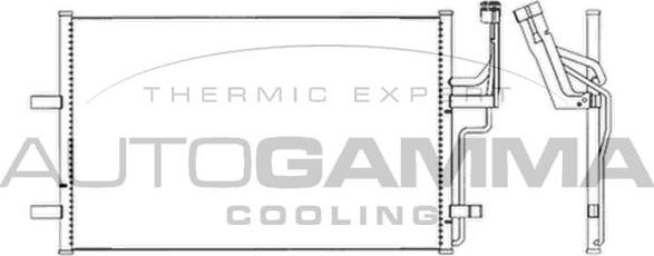 Autogamma 103622 - Condensatore, Climatizzatore www.autoricambi360.it