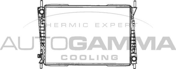 Autogamma 103078 - Radiatore, Raffreddamento motore www.autoricambi360.it