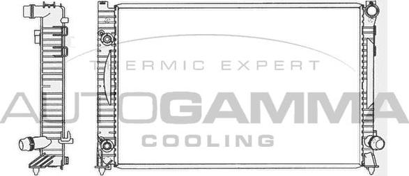 Autogamma 103880 - Radiatore, Raffreddamento motore www.autoricambi360.it