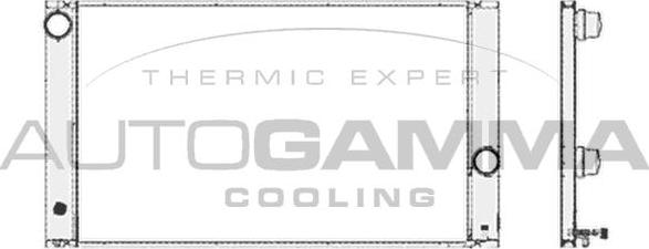 Autogamma 103387 - Radiatore, Raffreddamento motore www.autoricambi360.it