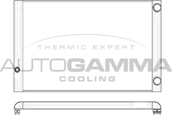 Autogamma 103373 - Radiatore, Raffreddamento motore www.autoricambi360.it